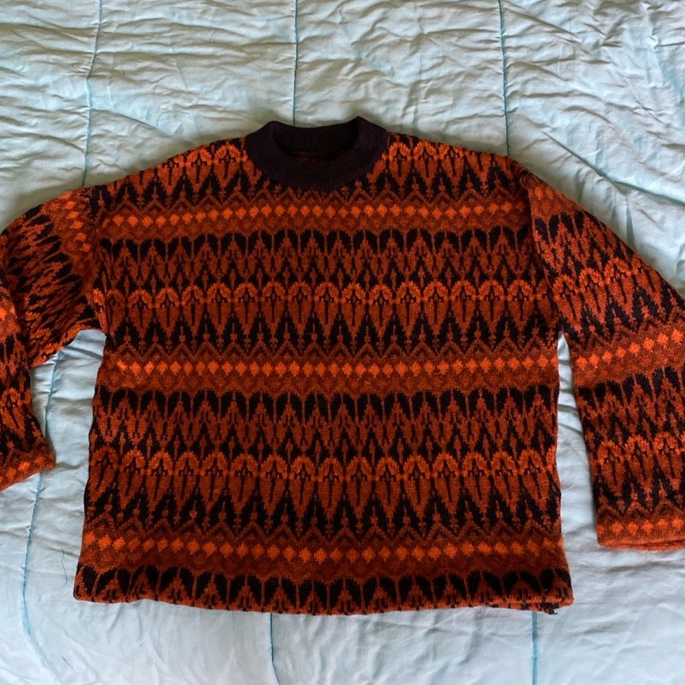 Black crew neck Jersey Modeller Swedish sweater size medium.